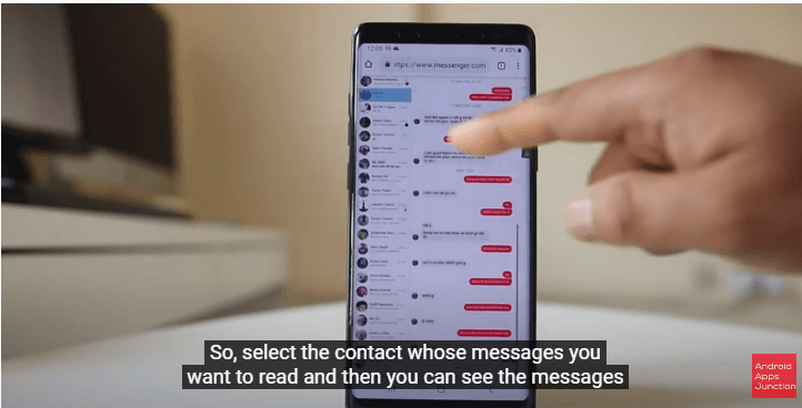 how to read facebook messages without password