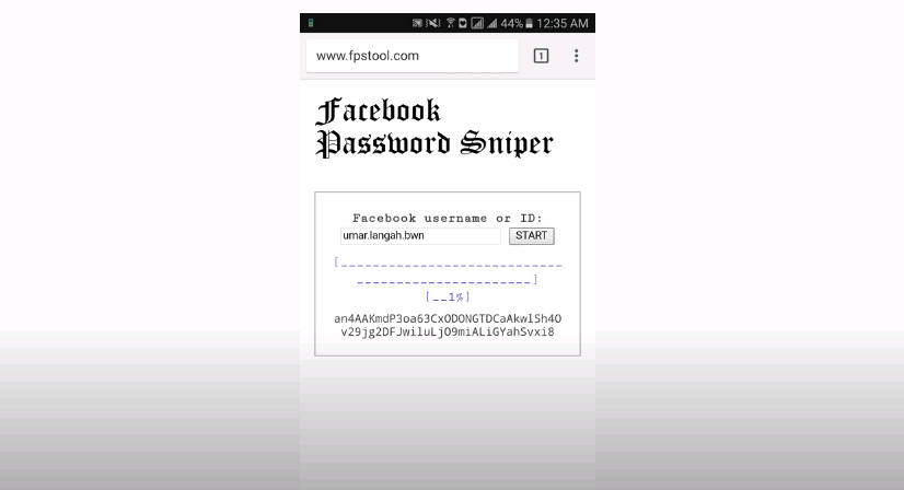 does facebook password sniper work